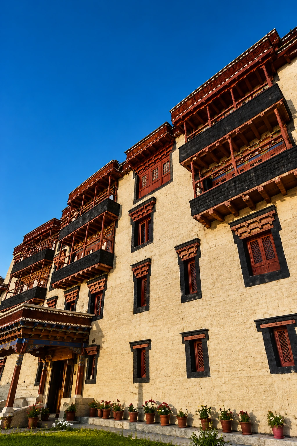 Stok Palace Heritage Hotel in Stok village Ladakh — historic royal palace of the Namgyal dynasty